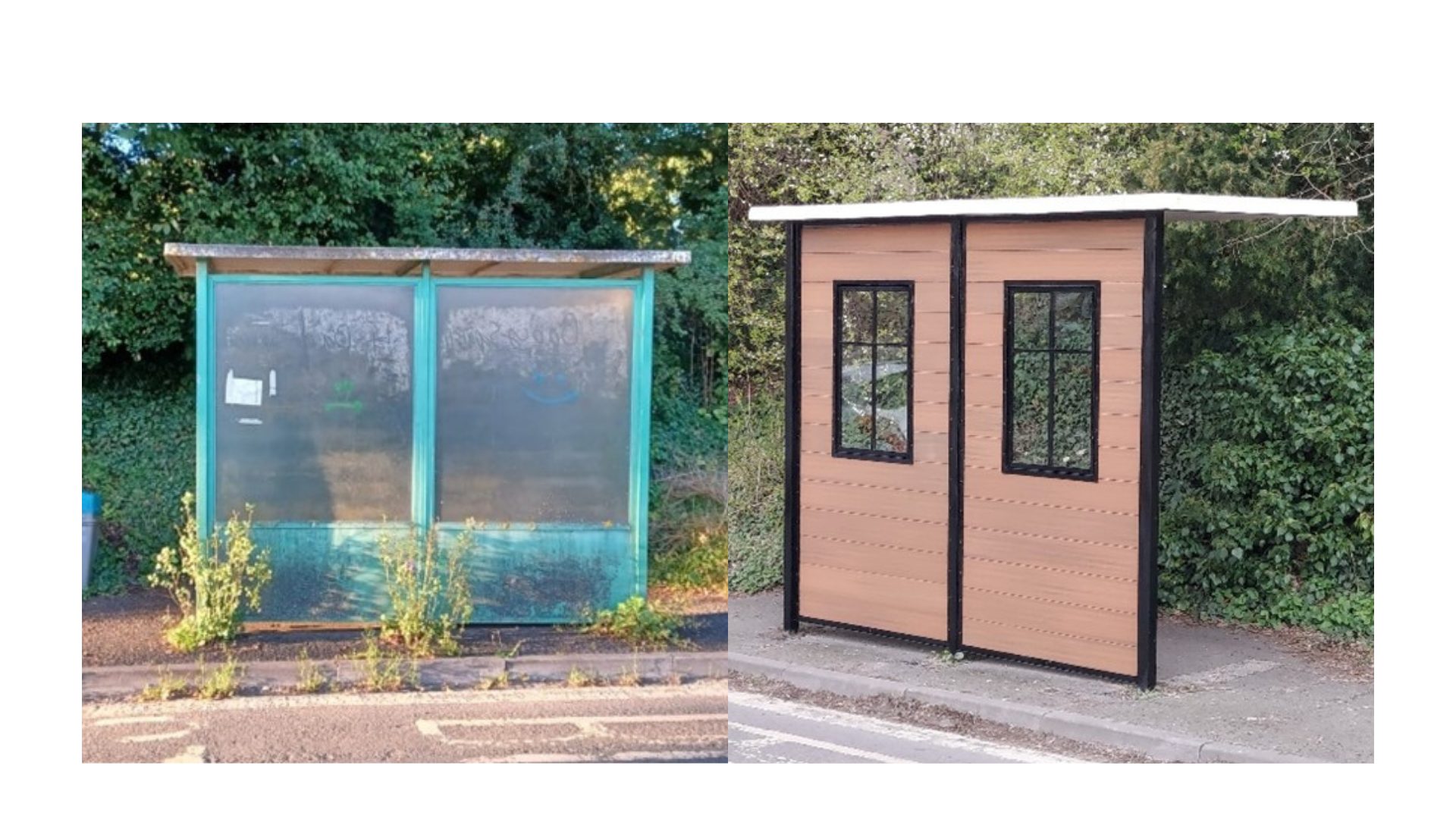 Didcot regala una marquesina de autobús a la comunidad local